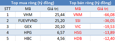 Khối ngoại tiếp tục bán ròng, VN-Index mất gần 23 điểm trong phiên 29/6 - Ảnh 1.