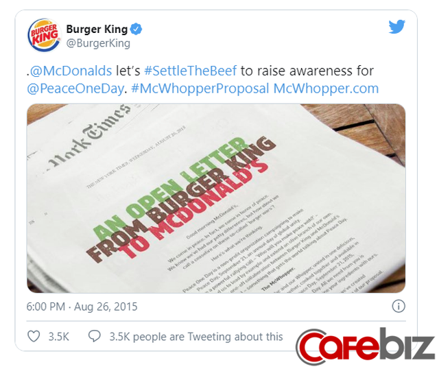 [Case Study] Thâm nho như Burger King: Chỉ 1 câu đề nghị khiến McDonalds tiến thoái lưỡng nan, tạo cú hích truyền thông với fan đồ ăn nhanh - Ảnh 1.