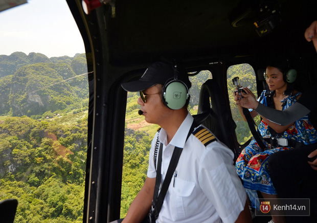 Đi Tràng An bằng máy bay: những vị khách đầu tiên đã được bay thử nghiệm ngắm cố đô trên trực thăng - Ảnh 6.