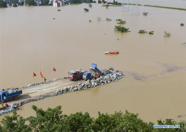 Mưa lũ lịch sử, 33 sông lớn ở Trung Quốc vượt mức kỷ lục - Ảnh 5.