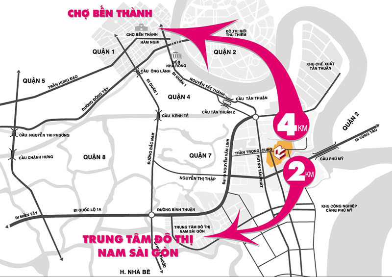 Tổng quan và quy mô khu đô thị Nam Long Tân Thuận Đông f58vitri Tổng quan và quy mô khu đô thị Nam Long Tân Thuận Đông