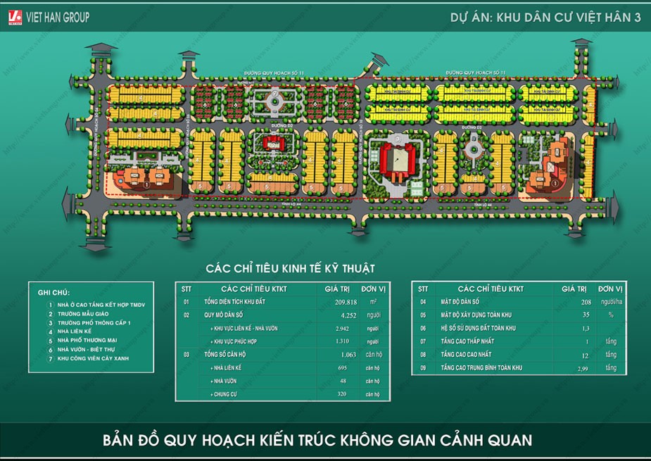 Tổng quan và quy mô khu dân cư Việt Hân 3 kdc3004 Tổng quan và quy mô khu dân cư Việt Hân 3