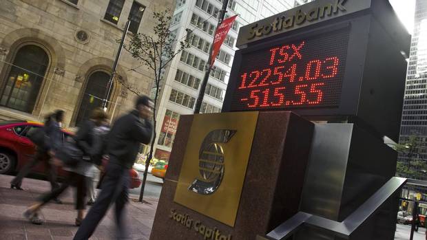 
Giá dầu giảm khiến chỉ số TSX của Toronto giảm 4%. Ảnh: Reuters.

