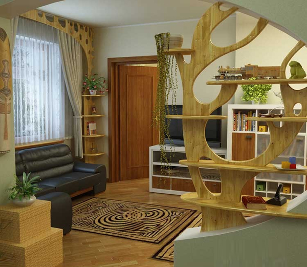 Với vách ngăn gỗ họa tiết như thế này sẽ tạo cảm giác mềm mại, là điểm nhấn làm đẹp cho ngôi nhà bạn.