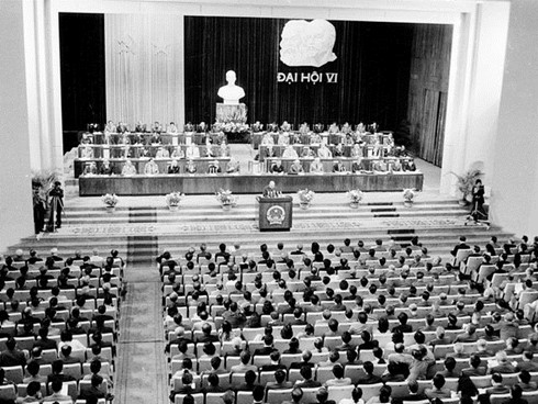 Đại hội Đảng lần thứ VI năm 1986 (Ảnh: TTXVN)
