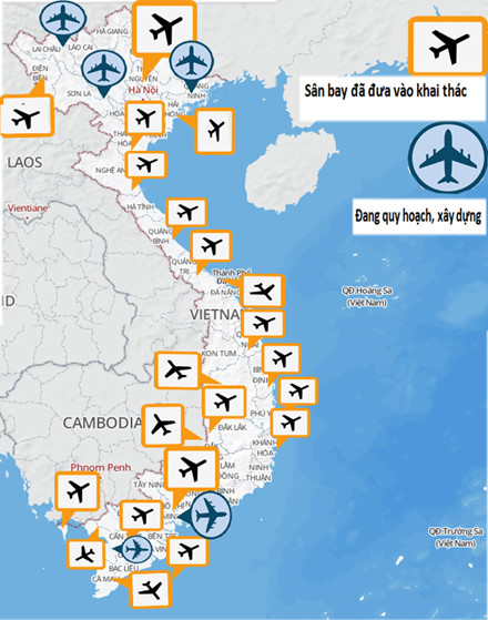 
 Infographic: Cuộc đua xây sân bay ở nhiều địa phương
