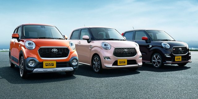 
Toyota Pixis Joy bán ra tại Nhật với 3 phiên bản C, F và S
