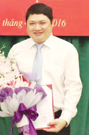 
Ông Vũ Đình Duy tại lễ công bố quyết định bổ nhiệm làm Ủy viên Hội đồng thành viên Tập đoàn Hóa chất Việt Nam ngày 14/4/2016.
