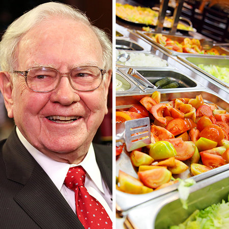 Tỷ phú Warren Buffett rất thích ăn Bacchanal Buffet tại Lâu đài Caesars, nơi vốn chỉ dành cho tầng lớp quý tộc và giới siêu giàu. Tuy nhiên, với tài sản 62 tỷ USD, Buffett có thể tới ăn ở nơi này mỗi ngày trong suốt 3 triệu năm.