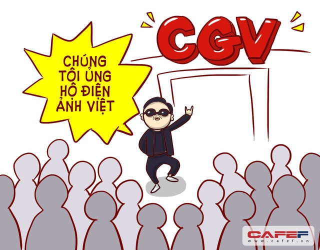 
Ông Dong Won-kwak, Tổng Giám đốc CJ CGV Việt Nam, nhấn mạnh: Nếu ai đó nghĩ rằng khách hàng Việt Nam sẽ tẩy chay CGV do thông tin sai lệch được cung cấp bởi một nhóm nhỏ những người không quan tâm đến pháp luật và đang cố gắng khai thác lòng tự tôn dân tộc cho lợi ích thương mại cá nhân, sẽ là một sự xúc phạm đến cộng đồng nói chung. CGV khẳng định ủng hộ điện ảnh Việt, không lợi dụng vị thế ông lớn về thị phần rạp nhưng lại lòi đuôi việc trả đũa BHD khi tiết lộ là trước đây cụm rạp Việt Nam từng chơi xấu mình.
