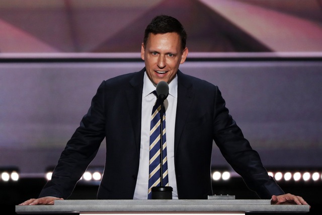 
Peter Thiel, đồng sáng lập PayPal. Ảnh: Getty.
