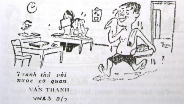 
Phải tắm giặt nhờ vòi nước cơ quan (Báo Văn nghệ ngày 9/7/1983)
