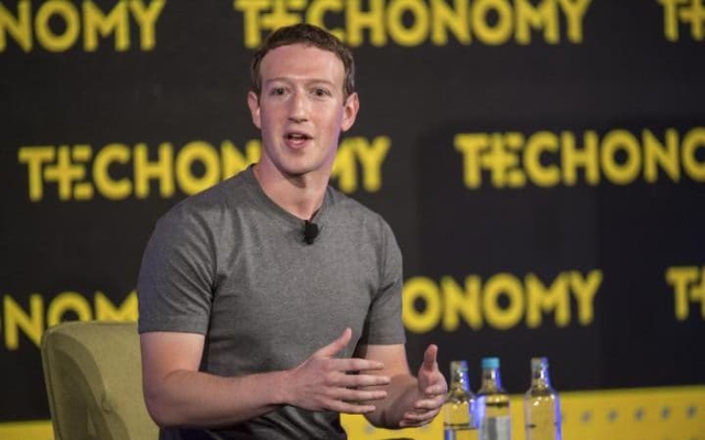 
CEO của Facebook, Mark Zuckerberg. Ảnh: Bloomberg.
