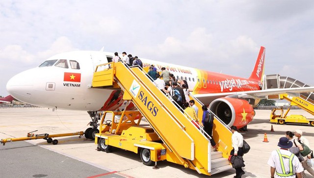 
Các hãng hàng không VJA và JPA đã khai thác 50 đường bay nội địa nối Hà Nội, Đà Nẵng và TP.HCM với 17 sân bay địa phương
