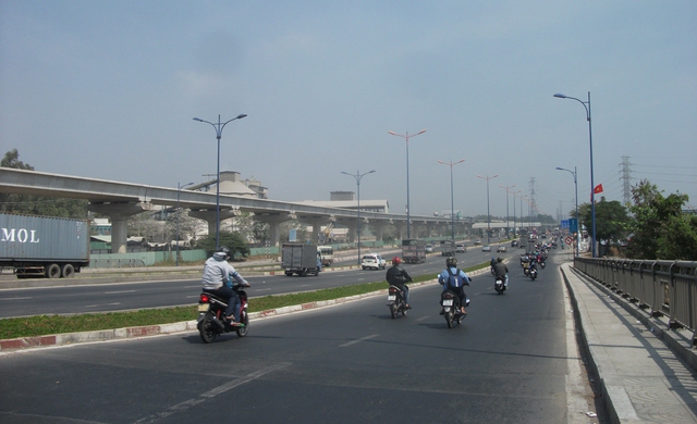 Hạ tầng giao thông được đầu tư rất đồng bộ và hiện đại tại khu Đông sắp đi vào hoạt động