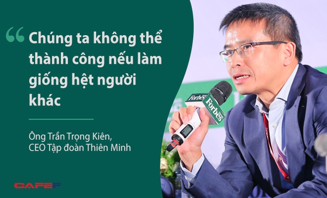 
Ông Trần Trọng Kiên, CEO Tập đoàn Thiên Minh, nhấn mạnh khi đều cập tới vai trò sáng tạo trong công việc. Theo ông Kiên, sáng tạo ở Thiên Minh là công việc hàng ngày đồng thời cũng tạo ra những mô hình kinh doanh mới và hiệu quả.

