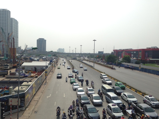 
Đường Trần Duy Hưng đoạn dự án đi qua.
