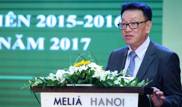
Phó Tổng giám đốc HNX Nguyễn Văn Dũng trình bày tại hội nghị

