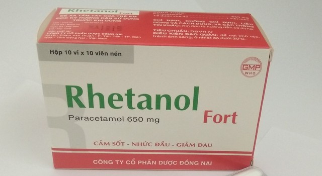 Thuốc Rhetanol Fort bị Sở Y tế Hà Nội đình chỉ lưu hành và yêu cầu thu hồi trên toàn thành phố