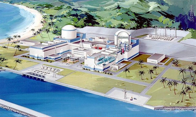 
Mô hình nhà máy điện hạt nhân Ninh Thuận
