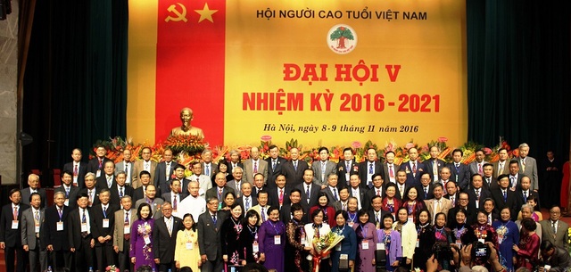 Ban Chấp hành Trung ương Hội NCT Việt Nam khóa V ra mắt Đại hội