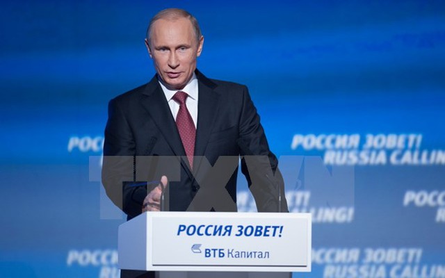 
Tổng thống Vladimir Putin. (Nguồn: THX/TTXVN)
