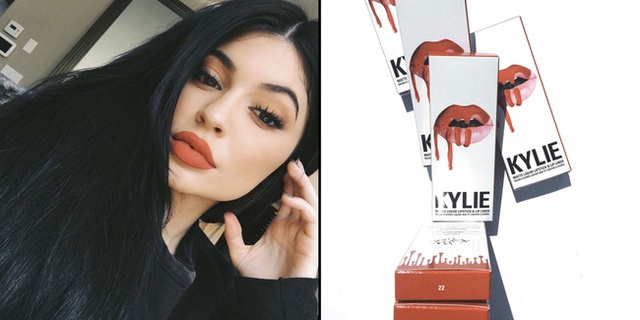 Kylie Jenner sở hữu dòng mỹ phẩm cực kỳ nổi tiếng, đặc biệt là son môi.