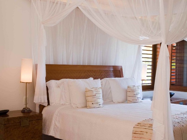 
3. Không chỉ giúp bạn tránh được sự tấn công của côn trùng trong lúc ngủ, những chiếc màn còn giúp nâng tầm thẩm mỹ cho cả căn phòng.
