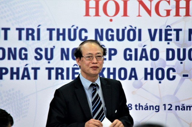
TS Phạm Văn Tân, Phó Chủ tịch Liên hiệp các hội KHKT Việt Nam. Ảnh: Lê Văn.
