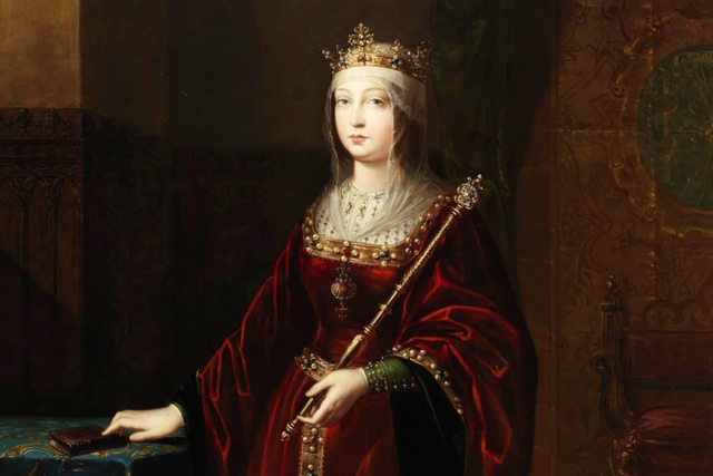 Nữ hoàng Isabella I của Castilla và León sinh năm 1451, mất năm 1504. Sau khi kết hôn với người anh em họ Ferdinand của Aragon, Isabella I trở thành người kiểm soát toàn bộ Tây Ban Nha. Vào thời điểm bà qua đời, tài sản của bà tương đương 1% GDP toàn cầu.