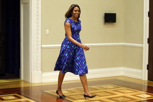 
Điều đặc biệt, Michelle Obama luôn tự tin với sự lựa chọn của mình.
