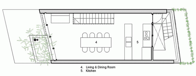 
Sơ đồ bố trí không gian tầng 2
