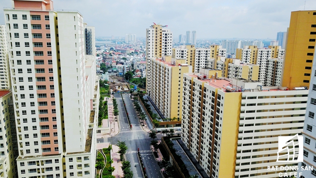 Khu tái định cư sang chảnh nhất Sài Gòn nhìn từ trên cao nhưng vắng bóng người - Ảnh 19.