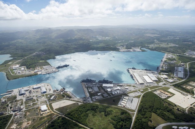  Toàn cảnh Khu phức hợp Marianas, trong đó có Căn cứ Hải quân Guam, của quân đội Mỹ. 
