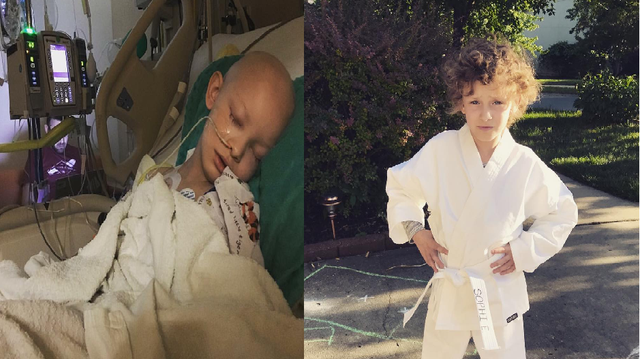 Sau 1 năm chiến đấu với bệnh ung thư, cô bé Sophi đã phục hồi và khỏe mạnh. Sophi thực sự là một chiến binh!