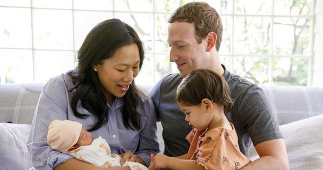 Gia đình Mark Zuckerberg vui mừng chào đón con gái thứ 2 hôm 28/8.
