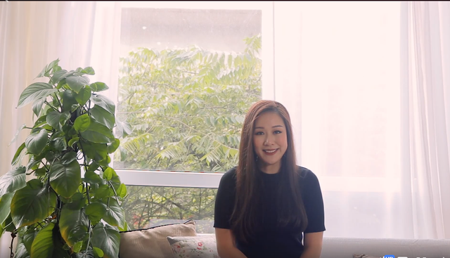 Hoa hậu Ngô Phương Lan trong video hướng dẫn cách lựa chọn trang phục khi đi phong vấn xin việc.