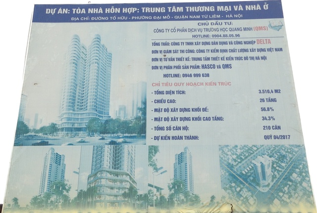 
Theo dự kiến ban đầu, dự án sẽ hoàn thiện vào cuối năm nay tuy nhiên phải đến đầu năm 2017 công trình mới bắt đầu được thi công và lùi thời hạn bàn giao sang năm 2019.
