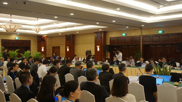 
Các đại biểu dự Hội nghị của Ủy ban Thương mại và Đầu tư (CTI). Ảnh: Linh Anh
