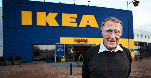 
Ingvar Kamprad - người sáng lập của Ikea.
