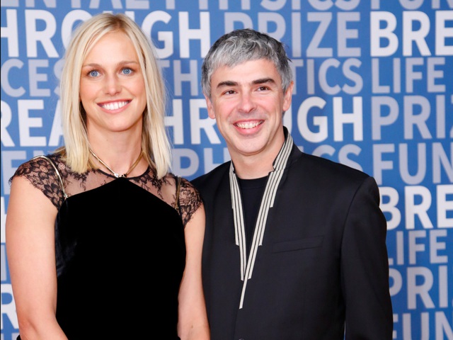 CEO Larry Page có mối tình đẹp với phu nhân là chuyên gia về khoa học.