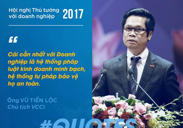 
Chủ tịch VCCI ghi nhận việc doanh nghiệp vẫn nơm nớp nỗi lo theo kiểu giải thích chính sách ông nói gà bà nói vịt. Sự thay đổi chính sách đột ngột, sự hồi tố trong kinh doanh; nhiều địa phương vẫn lạm dụng thanh tra, kiểm tra với nội dung trùng lặp; nhiều điều kiện sản xuất kinh doanh không phù hợp đến Boeing cũng không thể làm được; tình trạng trên bảo dưới không nghe, trên nóng dưới lạnh còn phổ biến;nhiều bộ ngành địa phương chỉ giải thích, không giải quyết kiến nghị của doanh nghiệp... vẫn là những thách thức, rào cản cần giải quyết, gỡ bỏ trong thời gian tới.
