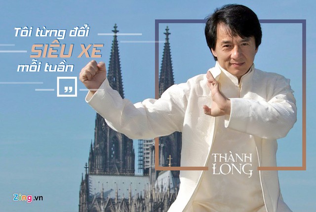 Thành Long từng một thời ngang dọc mua sắm, tiêu xài khi mới có tiền.