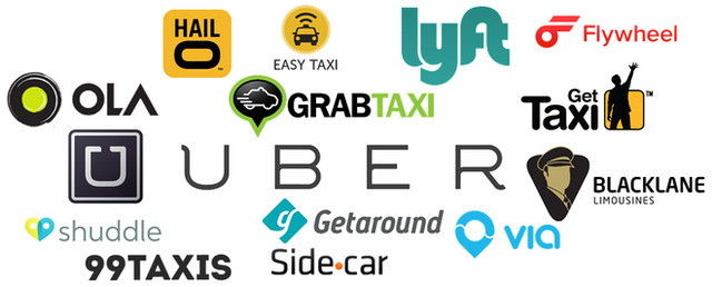 
Uber hiện đang phải cạnh tranh với rất nhiều đối thủ
