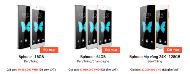 
Giá bán Bphone đời đầu được cho là quá cao
