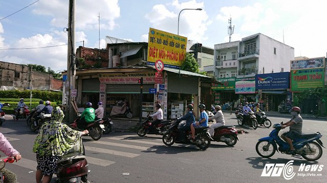 
Căn nhà cướp giao lộ tuyến Lũy Bán Bích - Âu Cơ - Ba Vân (quận Tân Phú).
