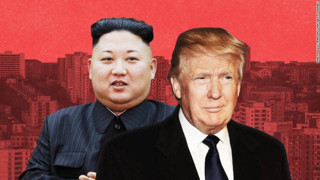 
Tổng thống Mỹ Donald Trump gọi ông Kim Jong Un là gã tên lửa nhỏ bé. Ảnh: CNN
