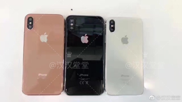 iPhone 8 được cho là có màu đồng, đen bóng và trắng ngọc.