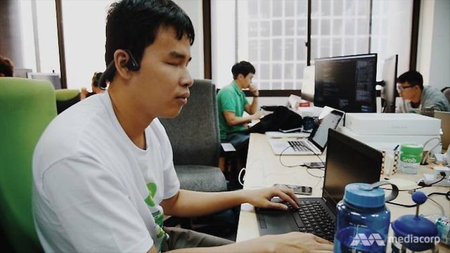 
Giang là lập trình viên khiếm thị duy nhất ở Grab, và có lẽ là duy nhất ở toàn Châu Á này.
