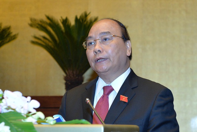 
Thủ tướng Nguyễn Xuân Phúc phát biểu
